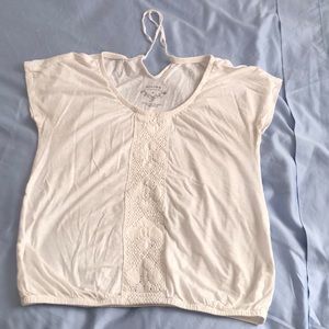 Sonoma women’s top M cream color